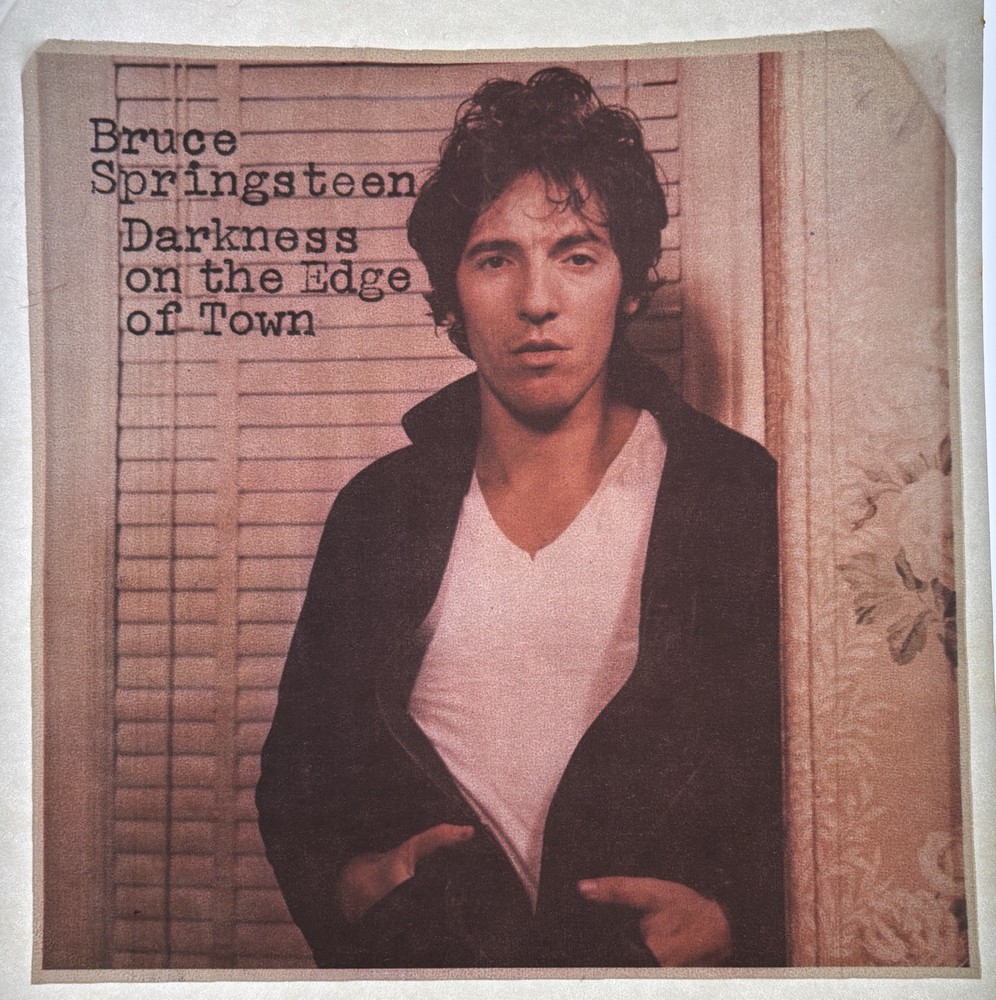 Original Vintage Bruce Springsteen Iron On Transfer