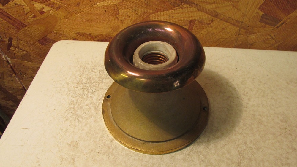 Antique Single Brass Light Fixture