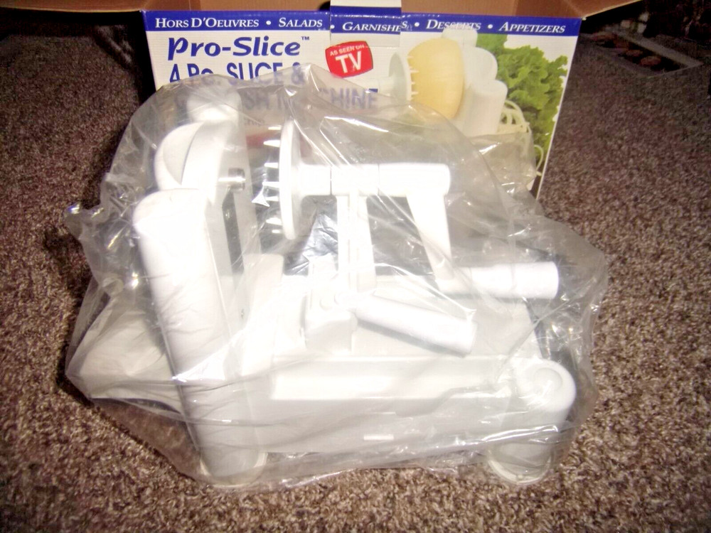 Progressive Pro-Slice 4 Pc. Slice & Garnish Machine As Seen on TV New Open Box