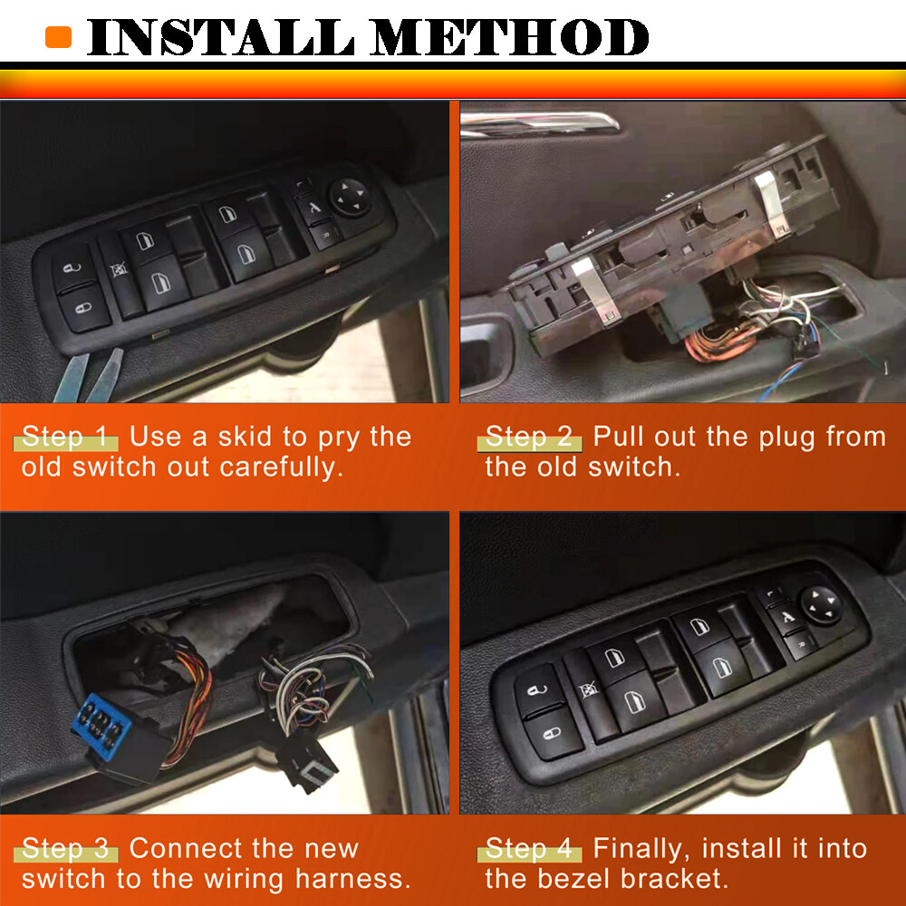 New Driver Left Master Power Window Door Switch For 2008-12 Honda Accord EX&EXL