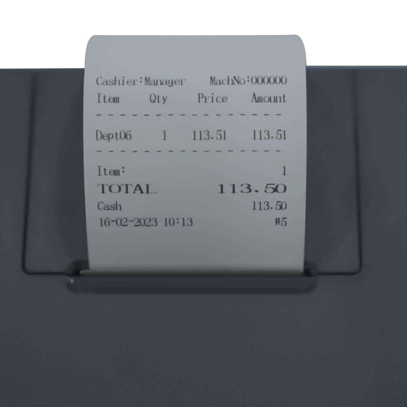 Used 38 Keys Electronic Cash Register Thermal Cash Register with Cash Drawer