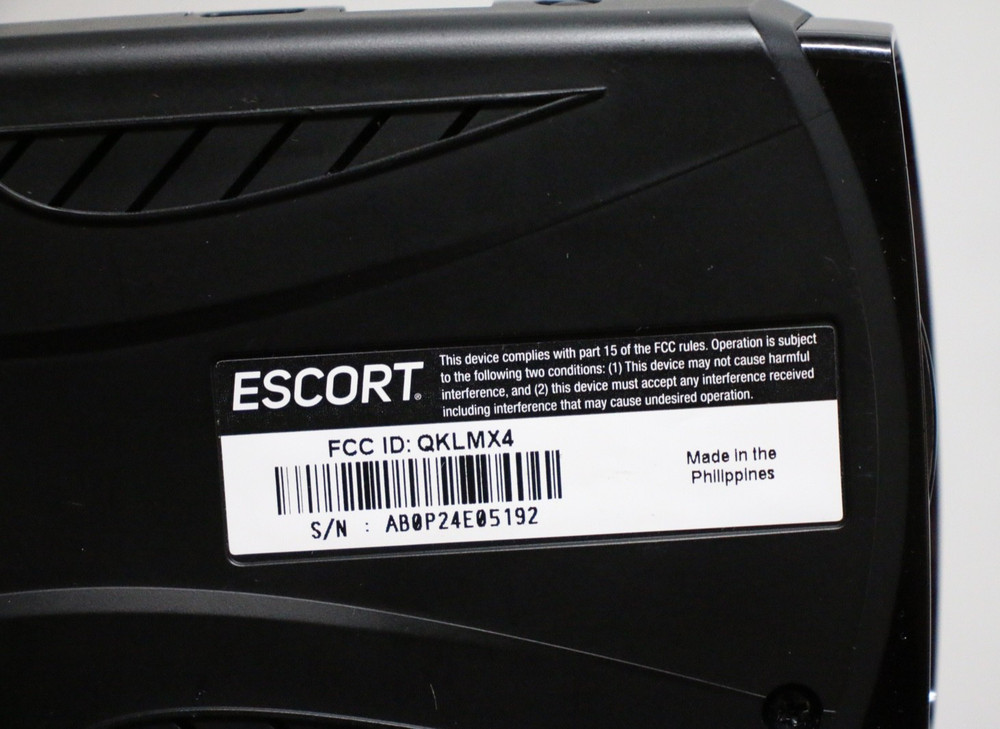 Escort Max 4 Radar And laser Detector GPS