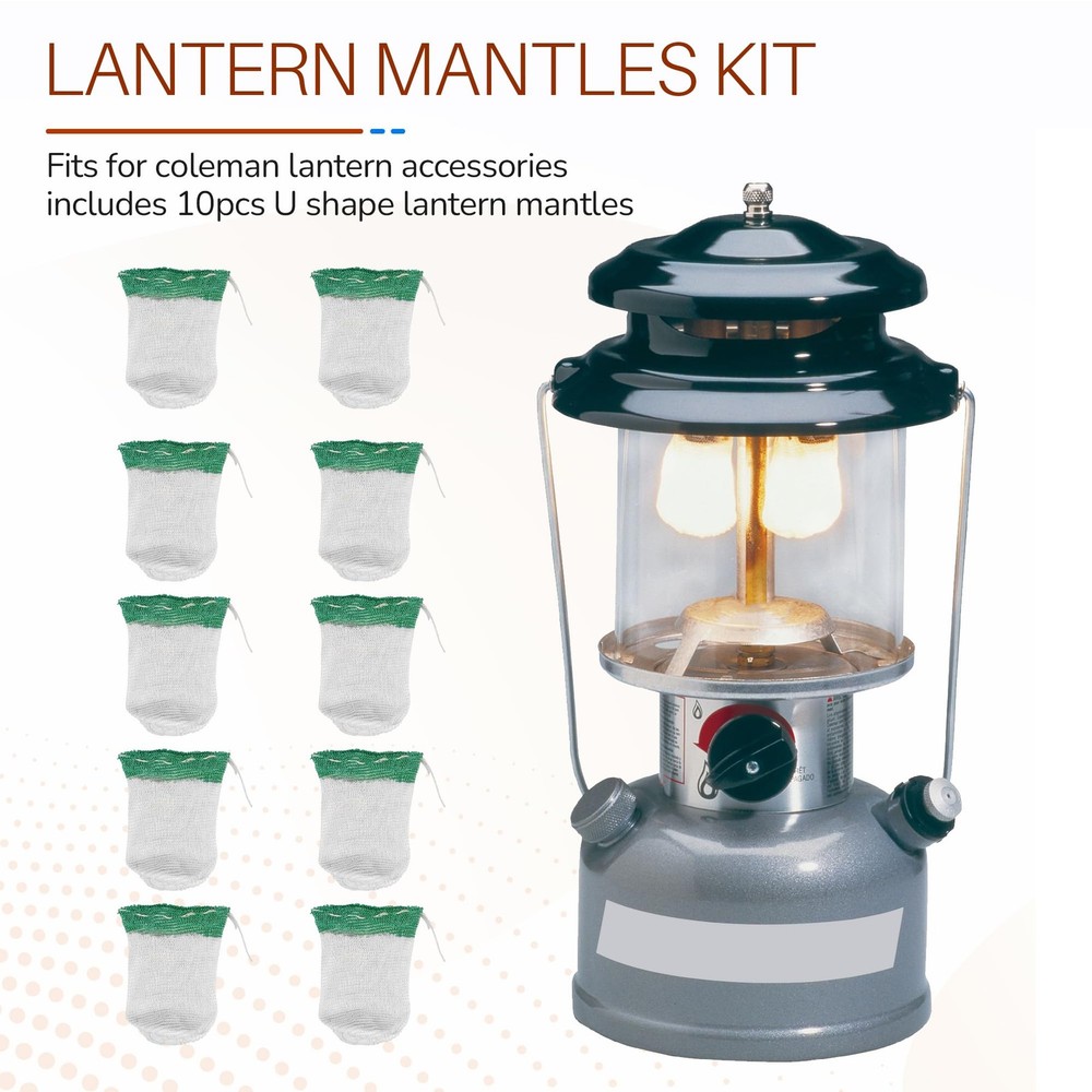 GYPNS High Brightness Lantern Small size, 10 Pcs String Tie Mantles