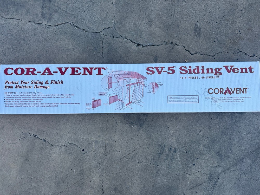 SV-5 Rainscreen Siding Vent