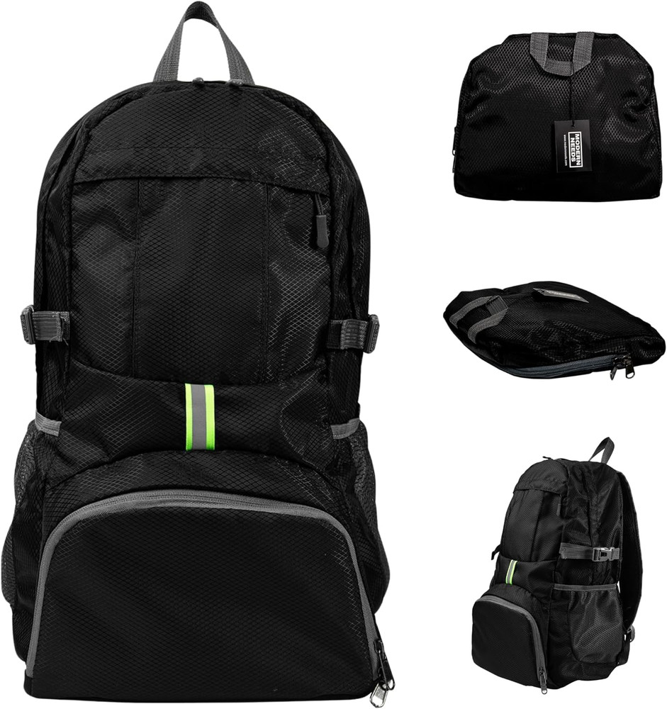 35L Foldable Backpack Lightweight Packable Travel Daypack Water Resistant