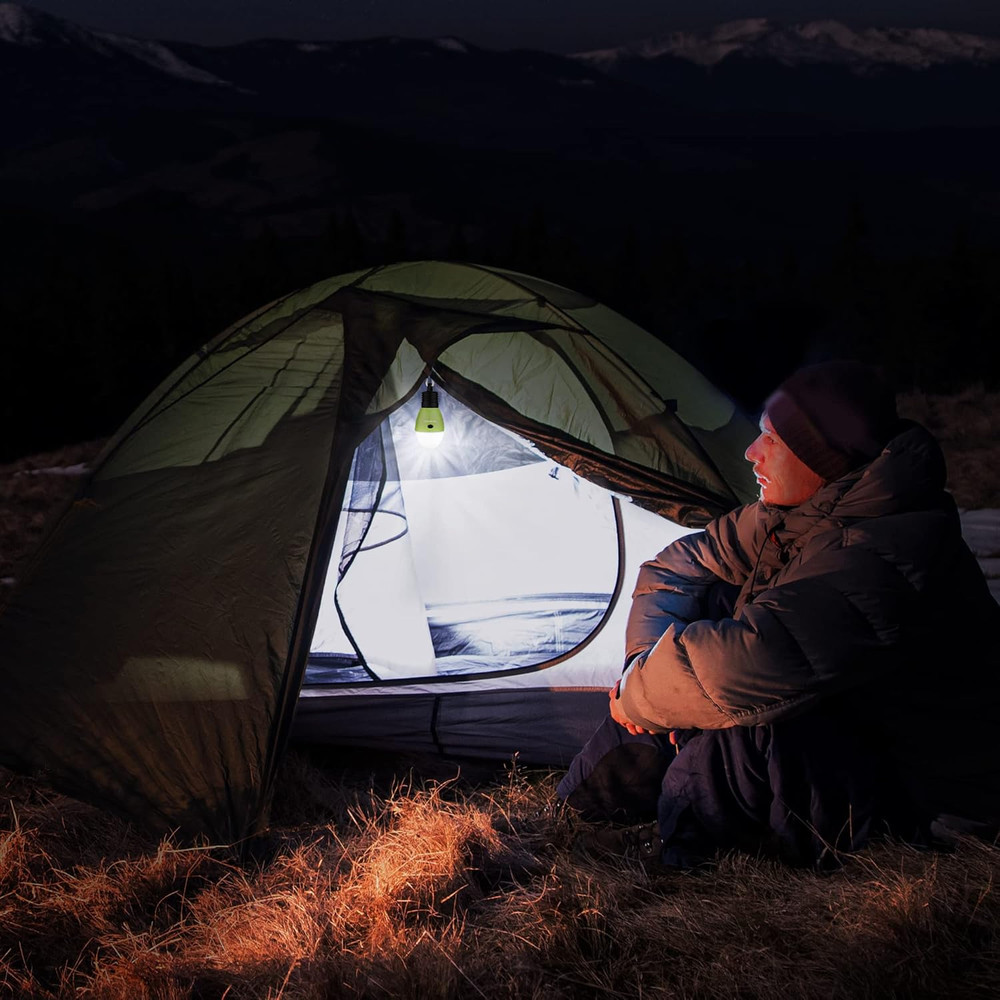 Everbrite Rechargeable Camping Light,Portable Tent Lantern,3 Lighting Modes, Han