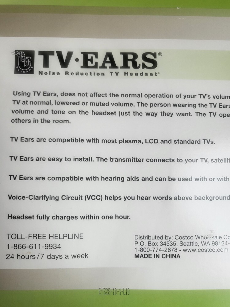 As Seen On TV Noise Reduction Headset