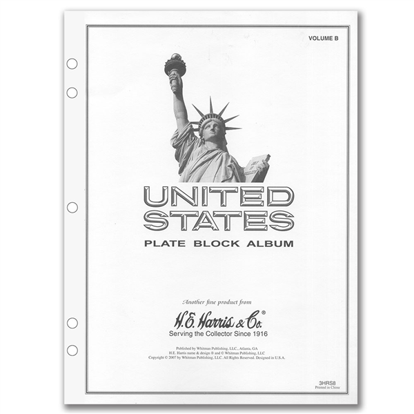 H.E. Harris Plate Block Vol. B Album Pages (1964-1989)