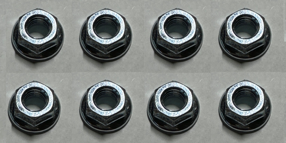 8x Ikea M8 Nut NUTS M6M WITH FLANGE  PART # 114254