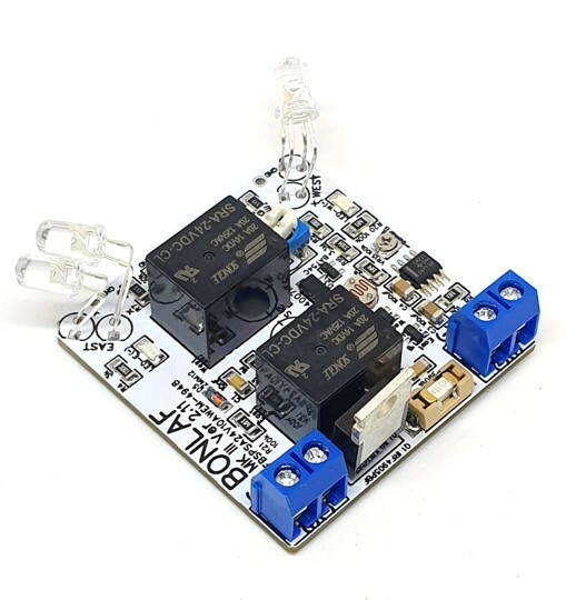 MK III 10A 24VDC Single Axis Panel Sun Tracking Analog Control Board + Enclosure