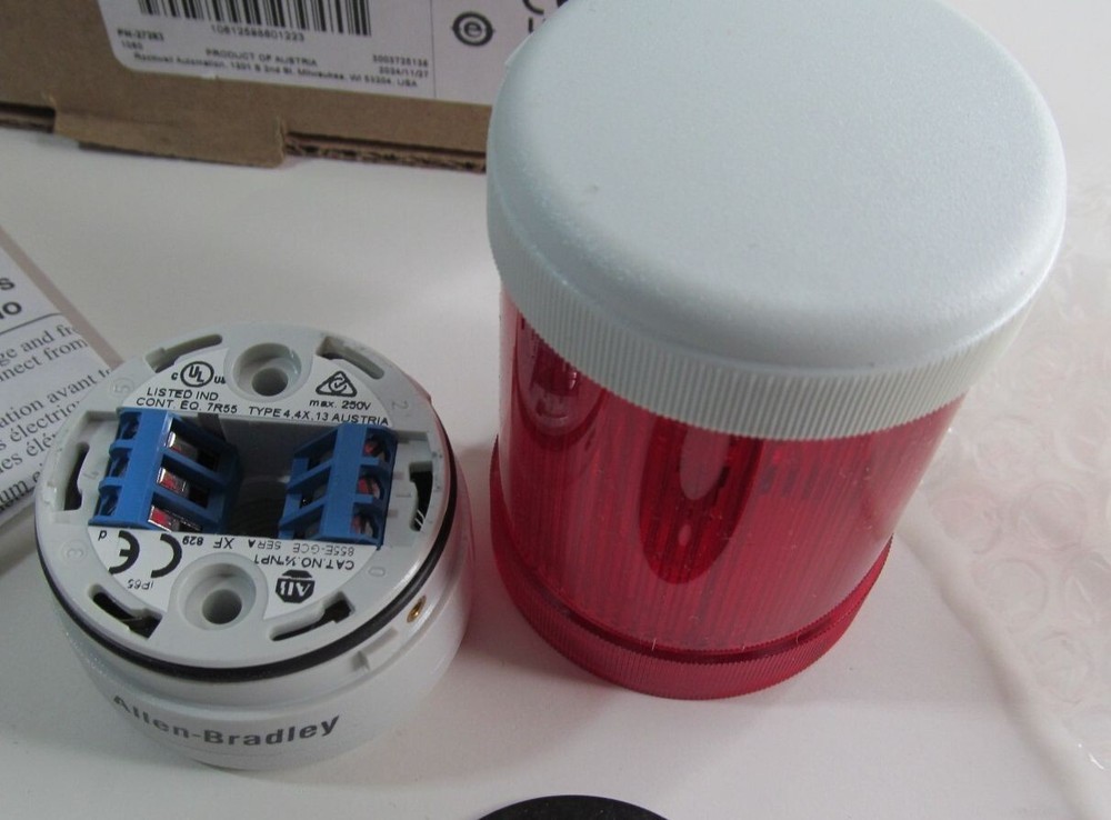 NEW ALLEN BRADLEY 855EC-G10Y4 CONTROL TOWER STACK LIGHT ASSEMBLY