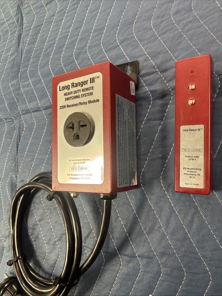 THE LONG RANGER III - 220V Receiver / Relay Module / Remote TESTED