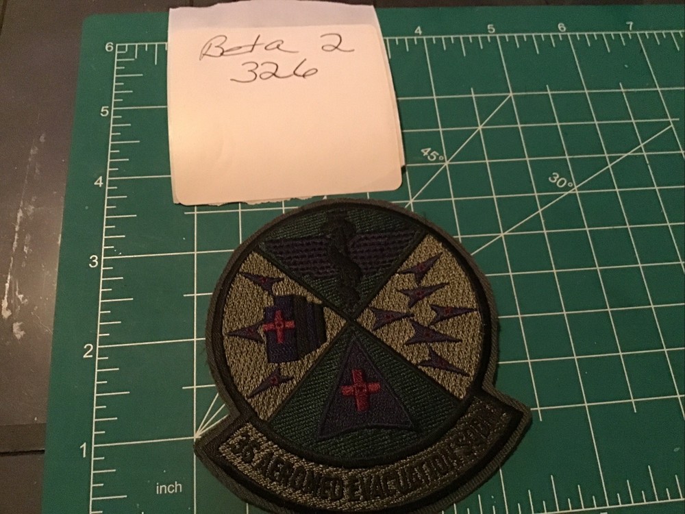 36th Aeromedical Evacuation Squadron patch US Air Force USAF Subdued