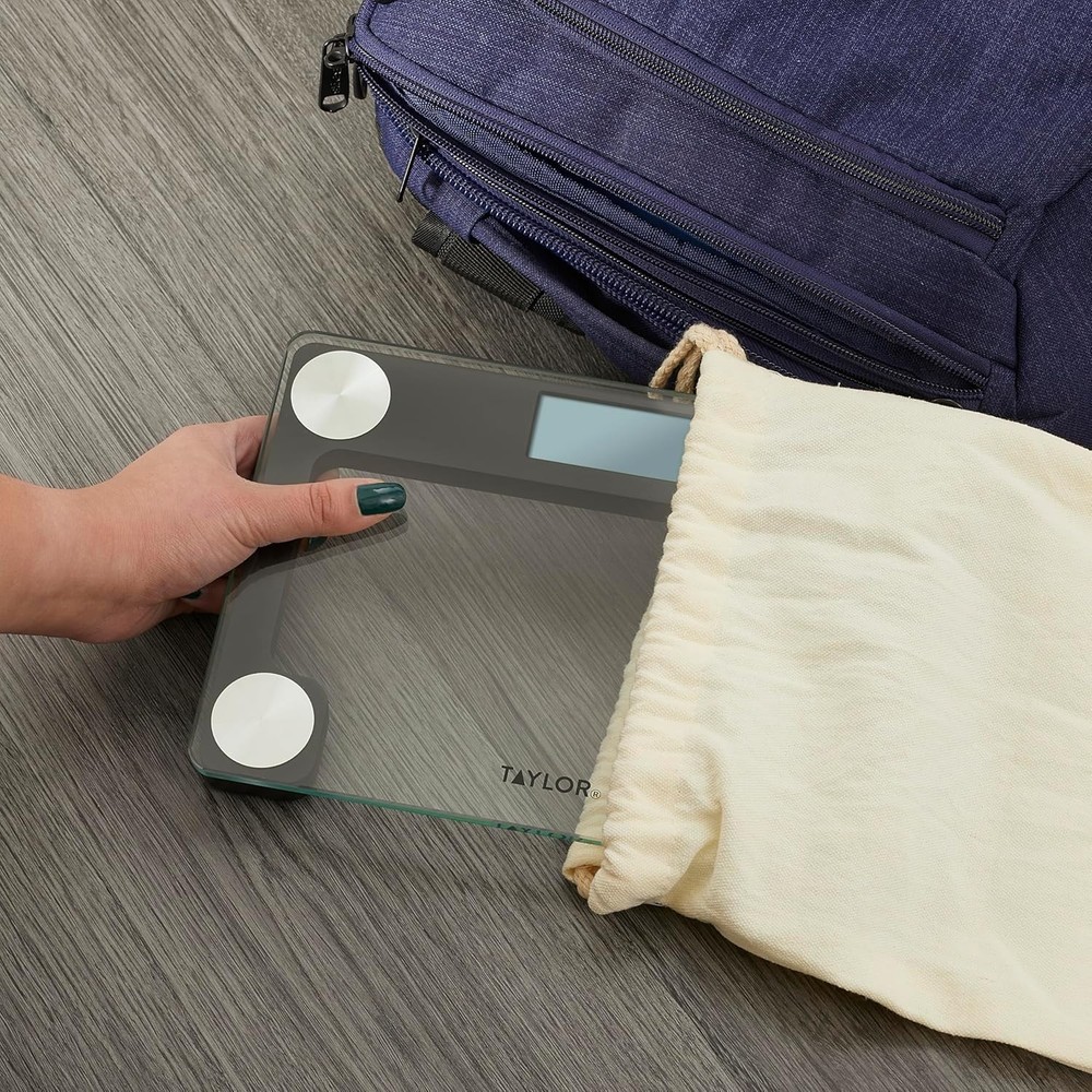 Taylor Digital Compact Scale Clear - Portable - 400 lb Capacity