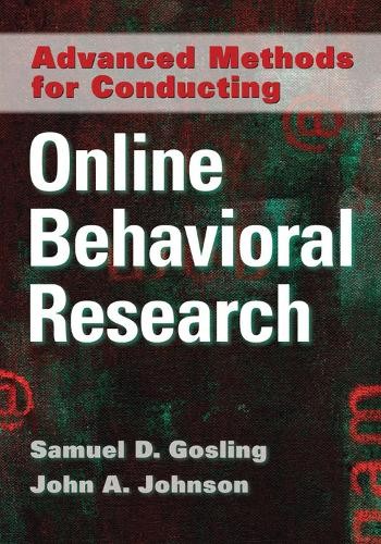Sam Gosling Advanced Methods for Conducting Online Behavi (Hardback) (UK IMPORT)