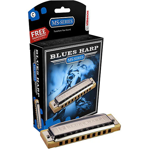 Hohner 532 Blues Harm MS-Series Harmonica C#/Db