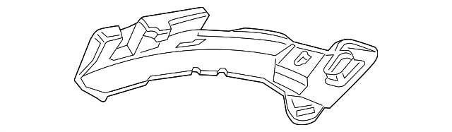 Genuine GM Passenger Side Quarter Panel Upper Trim Panel Bracket 20941270