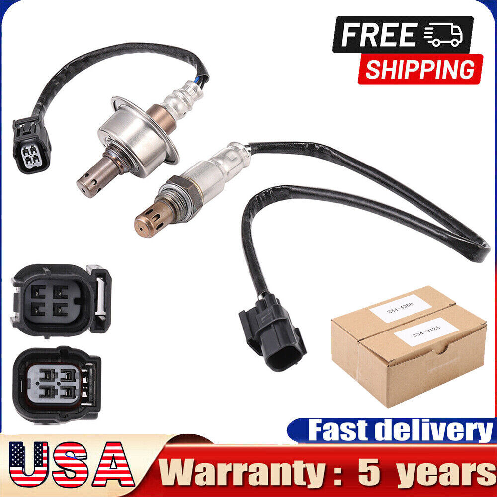 2PCS Upstream + Downstream 02 Oxygen O2 Sensor For 2006-2015 Honda Civic 1.8L L4