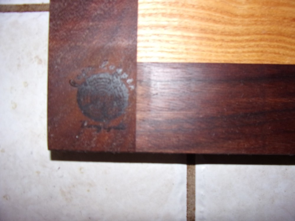 DECORATIVE CHARCUTERIE CUTTING BOARD SOLID WALNUT & HONEY LOCUS WEDDING HANDMADE