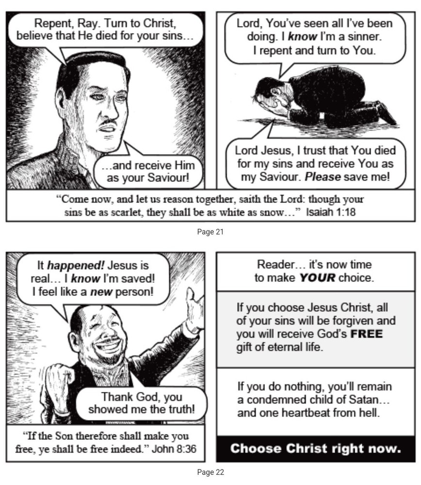ONE WAY! | JACK T CHICK | BASIC GOSPEL BIBLE TRACK | BASIC GOSPEL