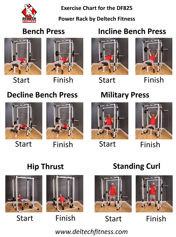 Deltech Fitness Pro Squat Rack (DF825)