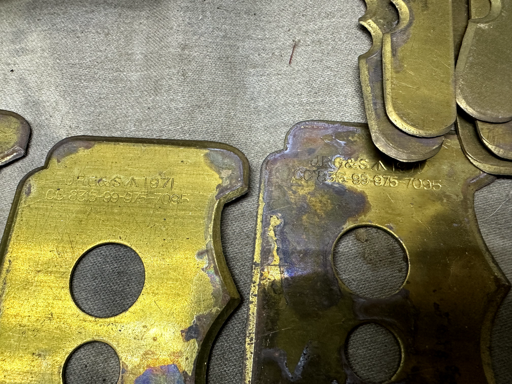 Orignal British Army Brass Button Cleaning Stick from Original Issue Box