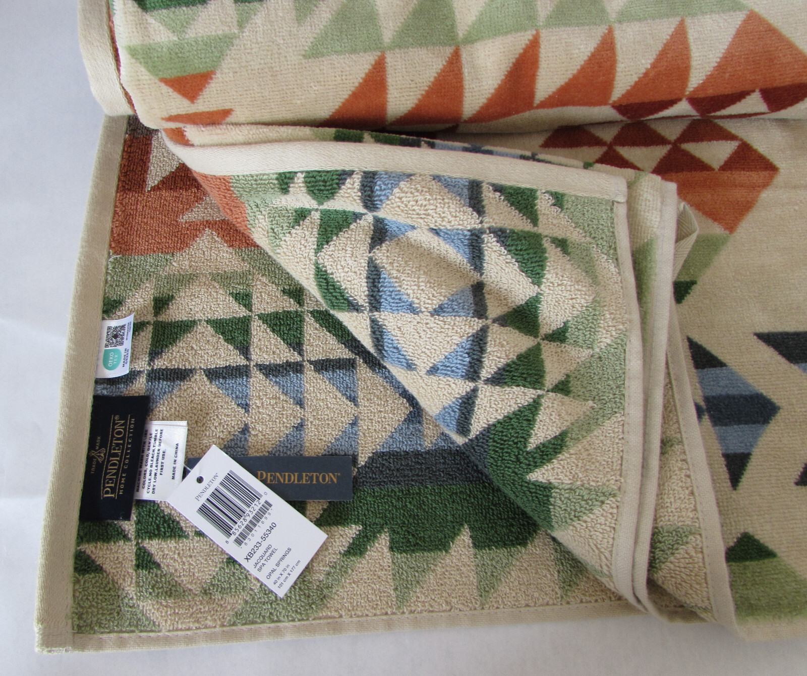 Pendleton Jacquard Beach Spa Towel Opal Springs Multicolor 40" x 70"