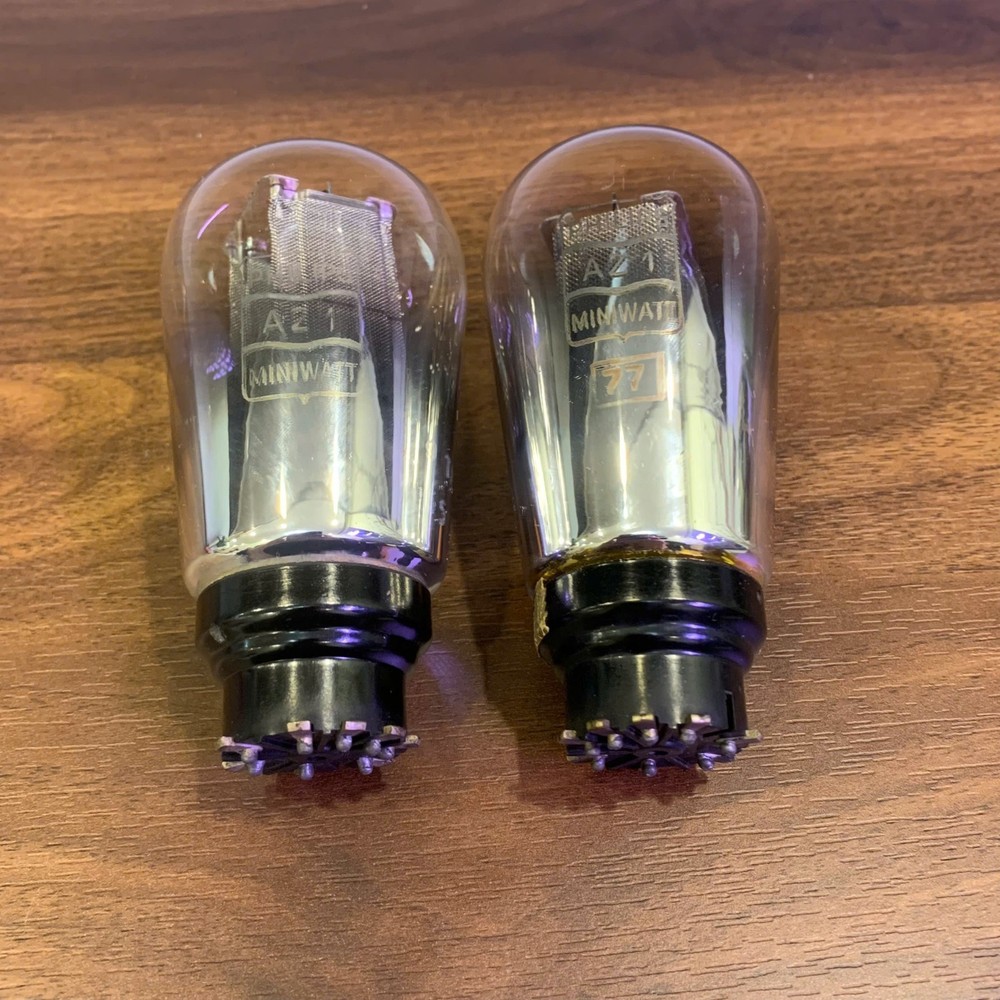 Tube AZ1 Philips Miniwatt, Globe, Big Mesh Plates (01 Pcs), Test 100%