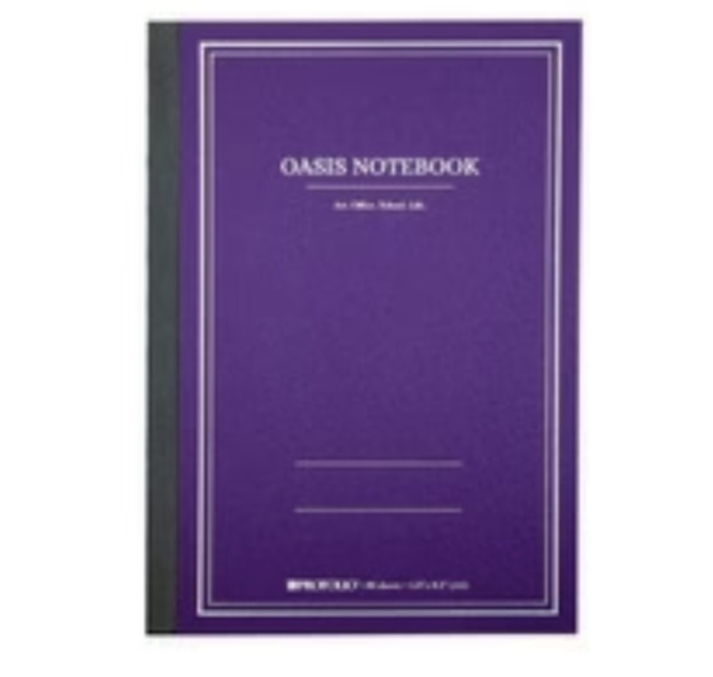 Itoya ProFolio Oasis Large Notebook in Purple - B5 - NEW