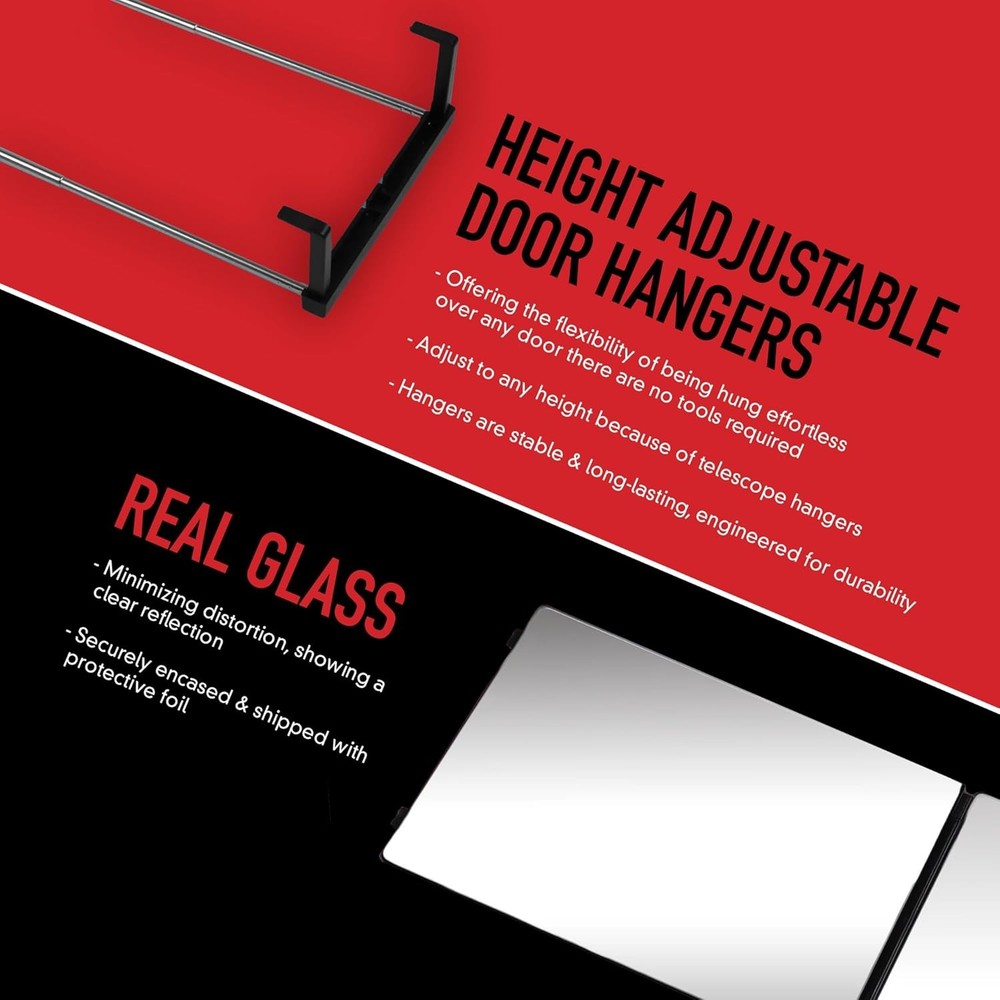 SELF-Cut System Travel Version - Three Way Mirror for 12.5"L x 1"W