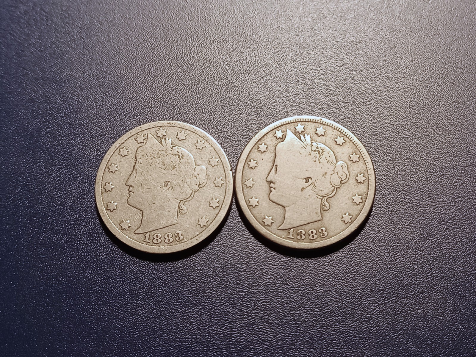 Good 1883 No/Cents & W/C Liberty Head Nickels