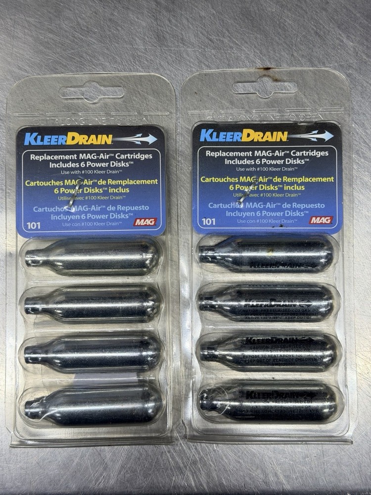 VPC Kleer Drain Replacement Cartridges, Comes with six replacement power disks