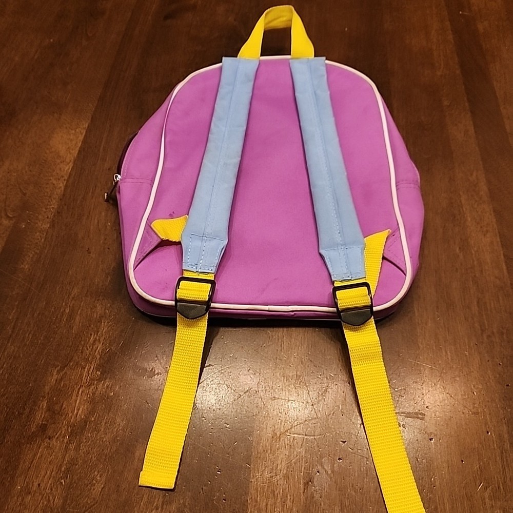 13" Billie B. Brown Backpack Purple Adjustable Straps