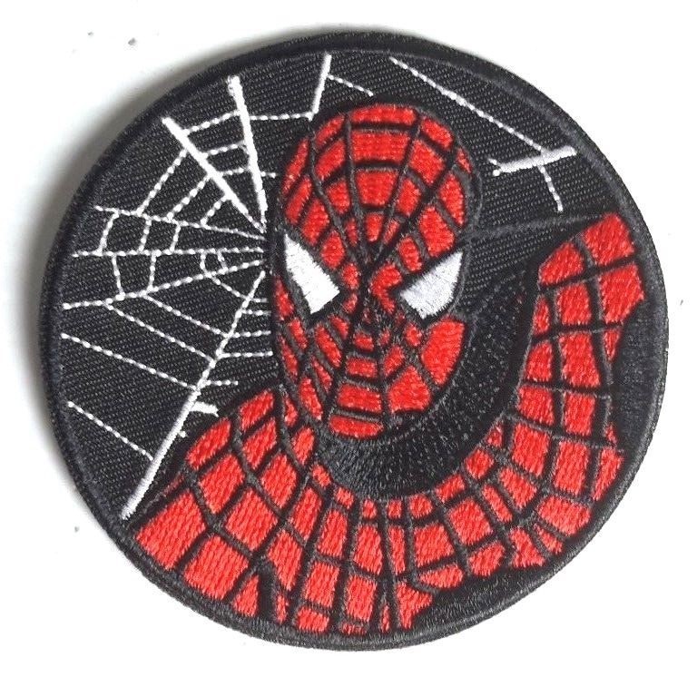 Spider-Man Web Logo   3" Embroidered Patch- USA Mailed (SMPA-04)