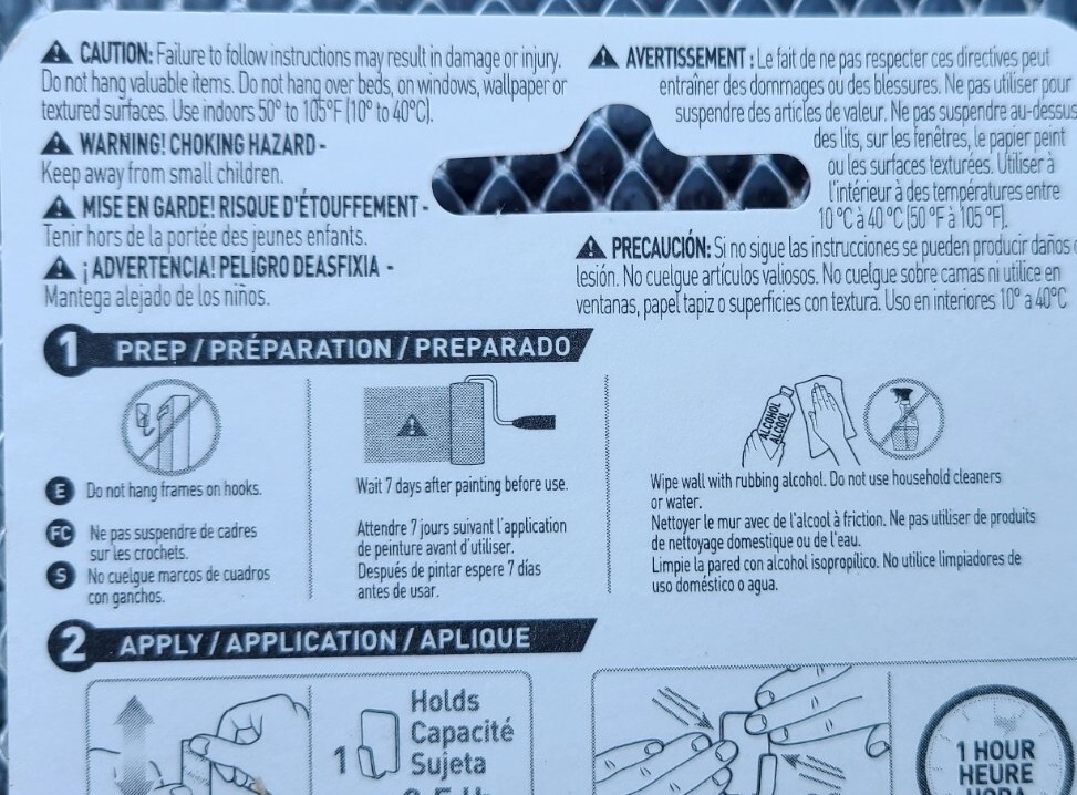 3M Command Damage Free Hanging Small Stainless Steel Metal Hooks 4 Ea Pk