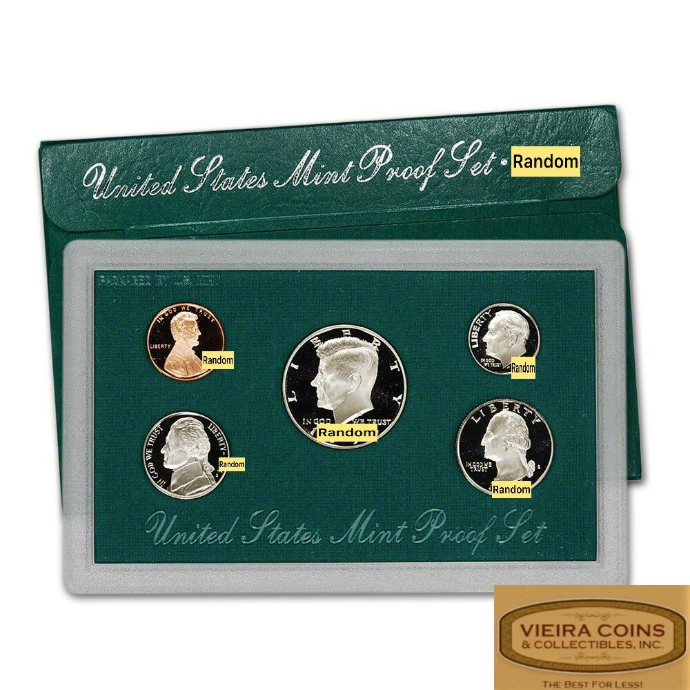 1995 U.S Proof Set with Original Green Box  - #C95NQ