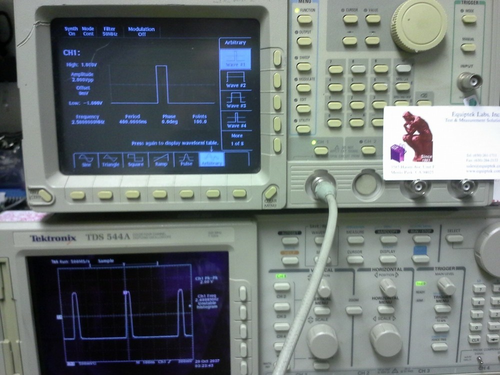 Tektronix AFG2020 100MHz Programmable Arbitrary Waveform Generator TESTED! GPIB