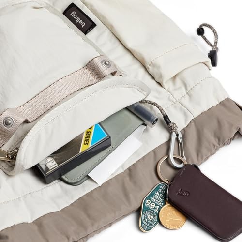 Bellroy Cinch Minipack (lightweight 9 liter backpack with external Oat