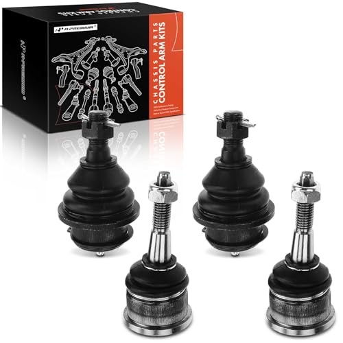 Set of 4, Front Upper & Lower Ball Joints Kit, Compatible with Ford Explorer
