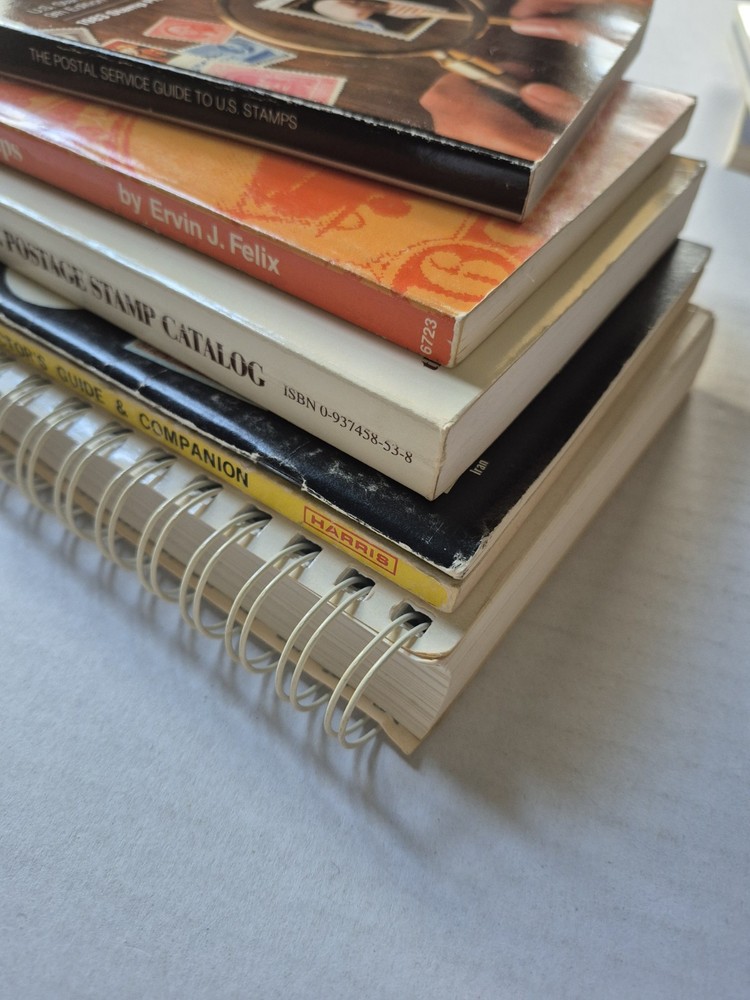 Stamp Guides Collector's Book Lot 11 Identify Prices Dictionary Reference PB