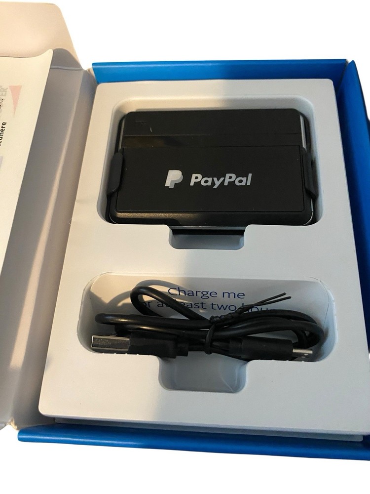 PayPal Here Chip And Swipe Reader In Box With Charger Card Reader - New