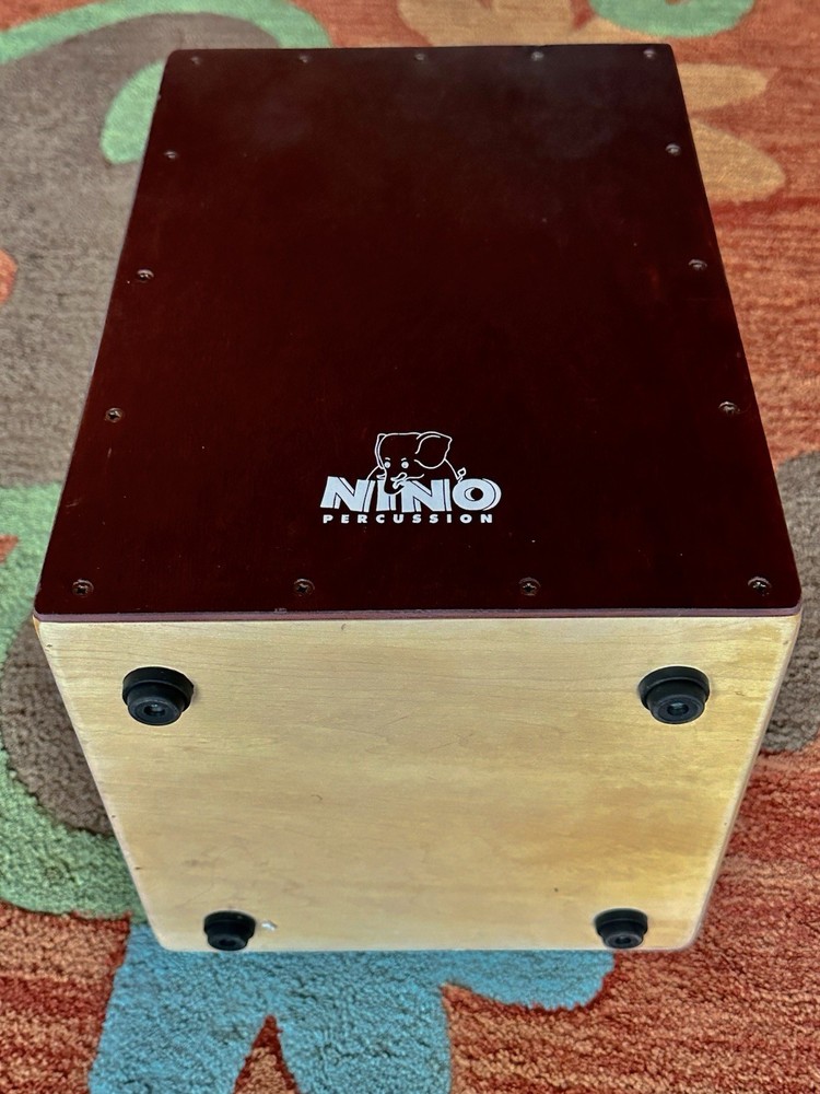 Nino Percusion Roland Small Cajon Walnut Hand Drum