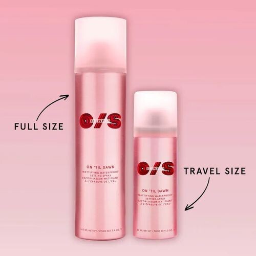Mini On 'Til Dawn Mattifying Waterproof Setting Spray, Mini Size 1 oz/ 46 mL