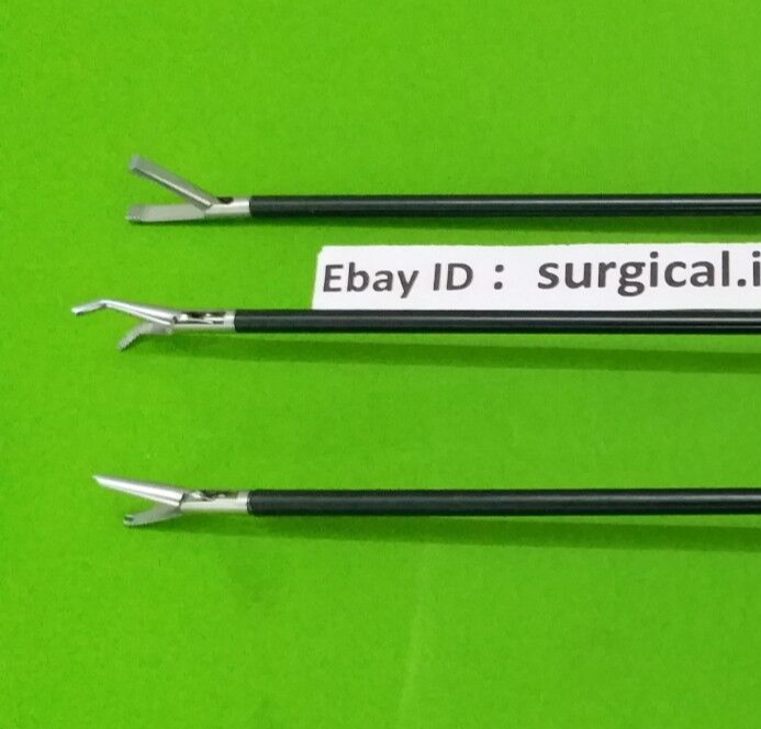 3pc Laparoscopic Allies/Tooth/Right Angle Grasper 5mmx330mm Reusable Instruments