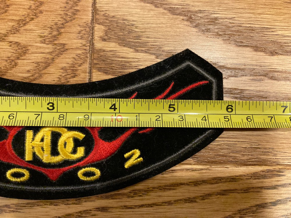 HARLEY DAVIDSON PATCH 5.75” OWNERS GROUP HOG 2002 VEST JACKET ROCKER