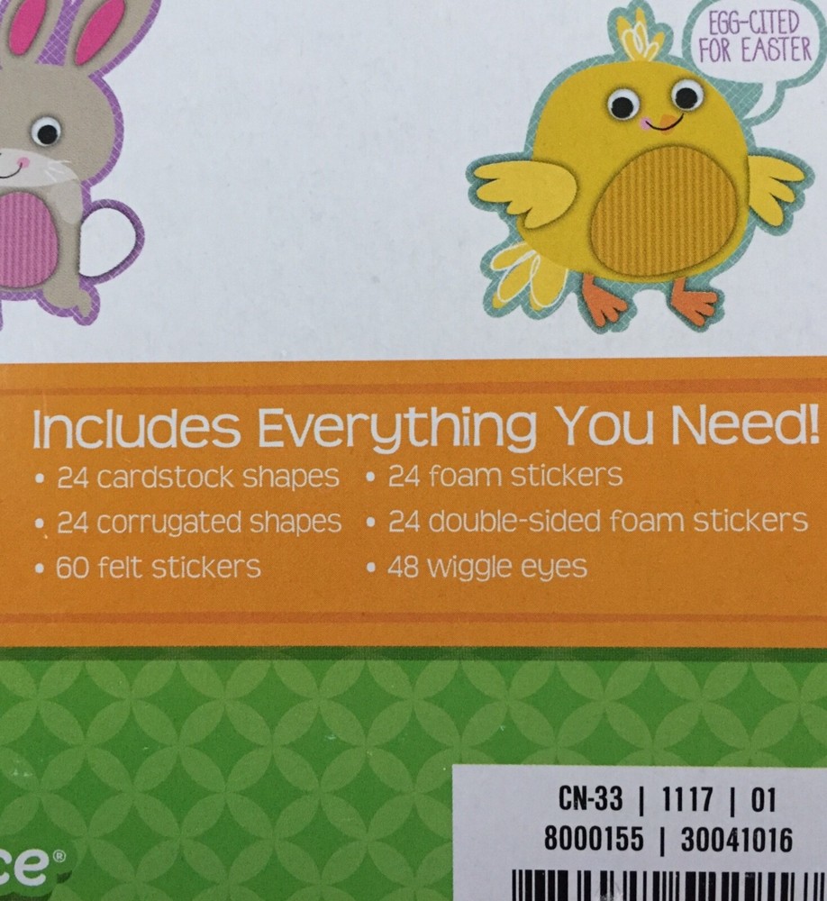 DARICE EASTER CREATIVITY IN BLOOM! "Make Your Own" CORRUGATED PALS (MAKES 24)