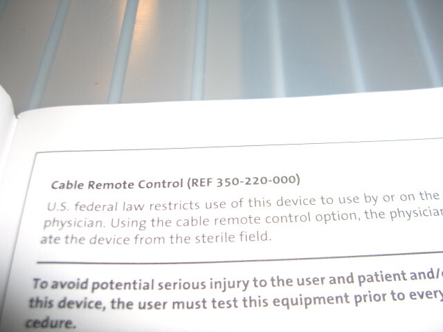 stryker, cable remote control, ref. 350-220-000