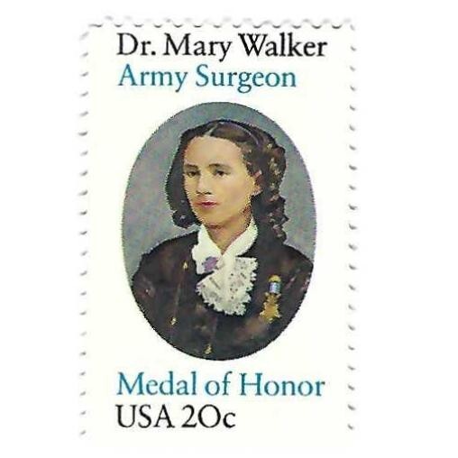 STAMP US SCOTT 2013 "Dr. M. Walker" 20 CENT 1982 MNH