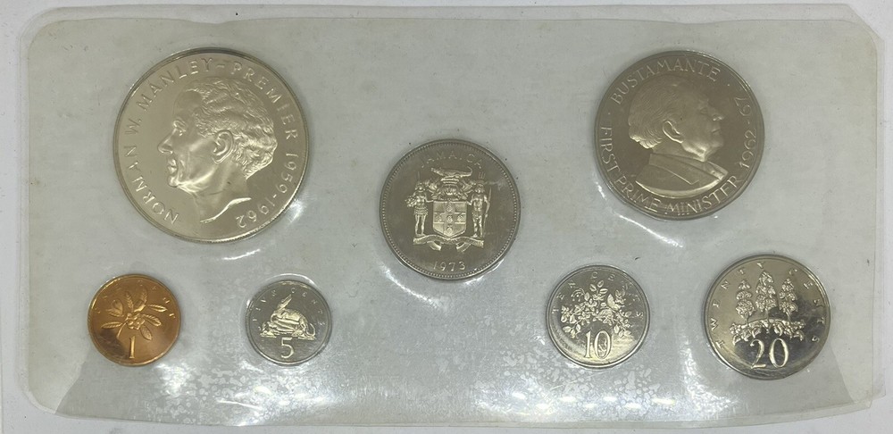1973 Jamaica 7 pc Proof Set