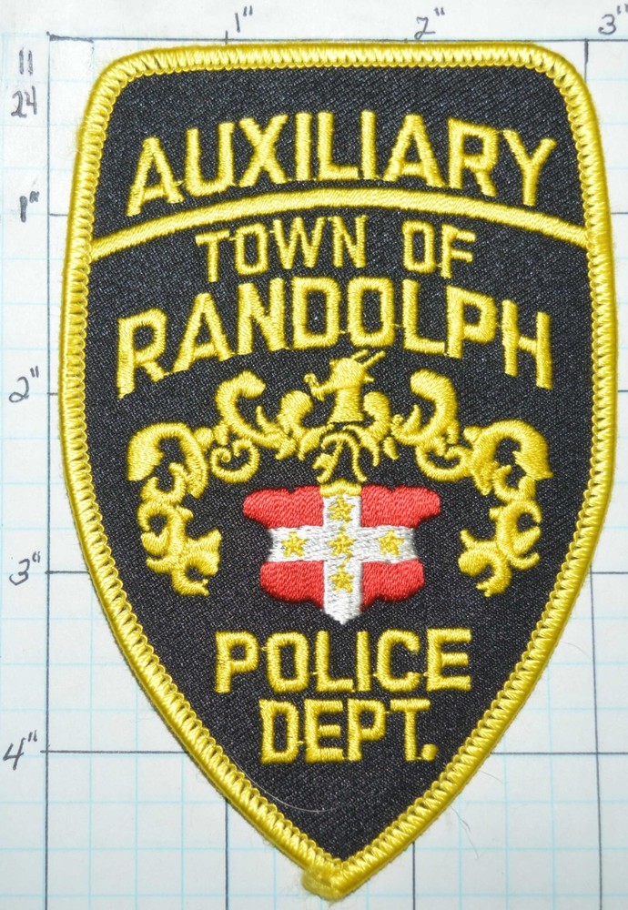 MASSACHUSETTS, RANDOLPH POLICE DEPT AUXILIARY PATCH